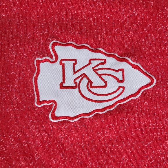 Kansas City Chiefs Reebok OnField Full Zip Hoodie Mens Medium Red Embroidered - Picture 4 of 9